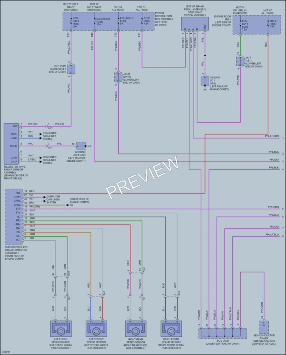 2022 Lexus NX350h Cruise Control wiring diagram preview