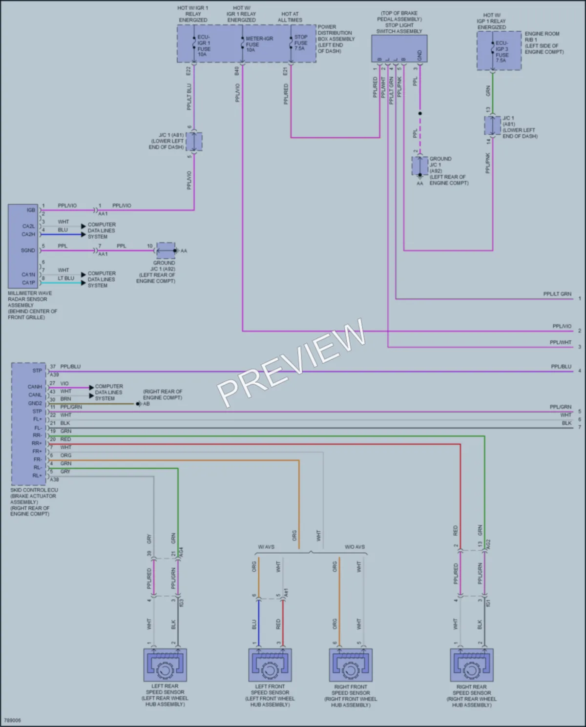 2022 Lexus NX450h Cruise Control wiring diagram preview