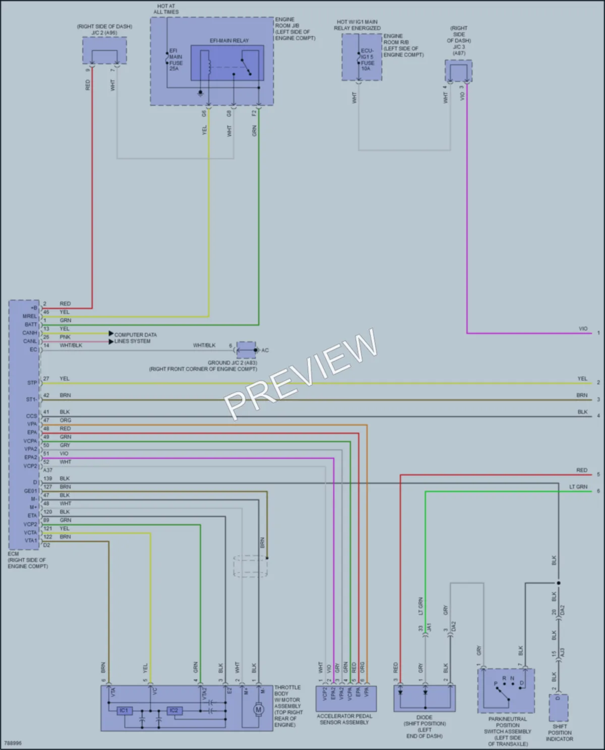 2022 Lexus RX350 Cruise Control wiring diagram preview