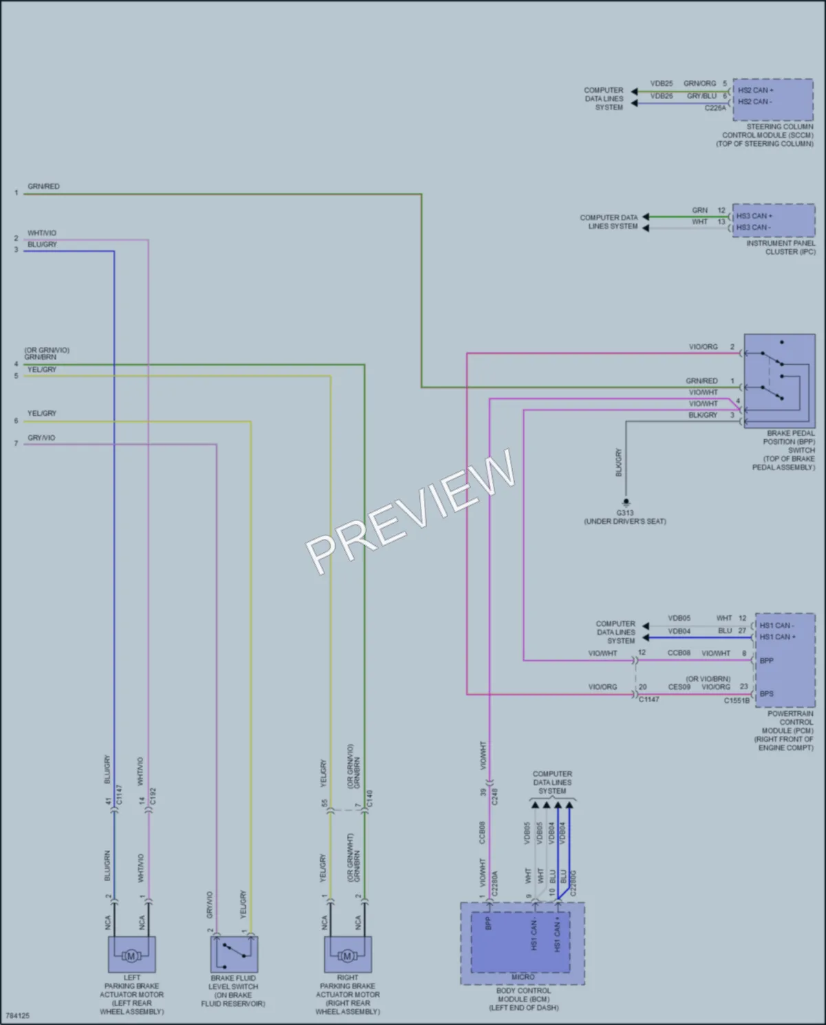 2022 Lincoln Aviator Anti Lock Brakes wiring diagram preview