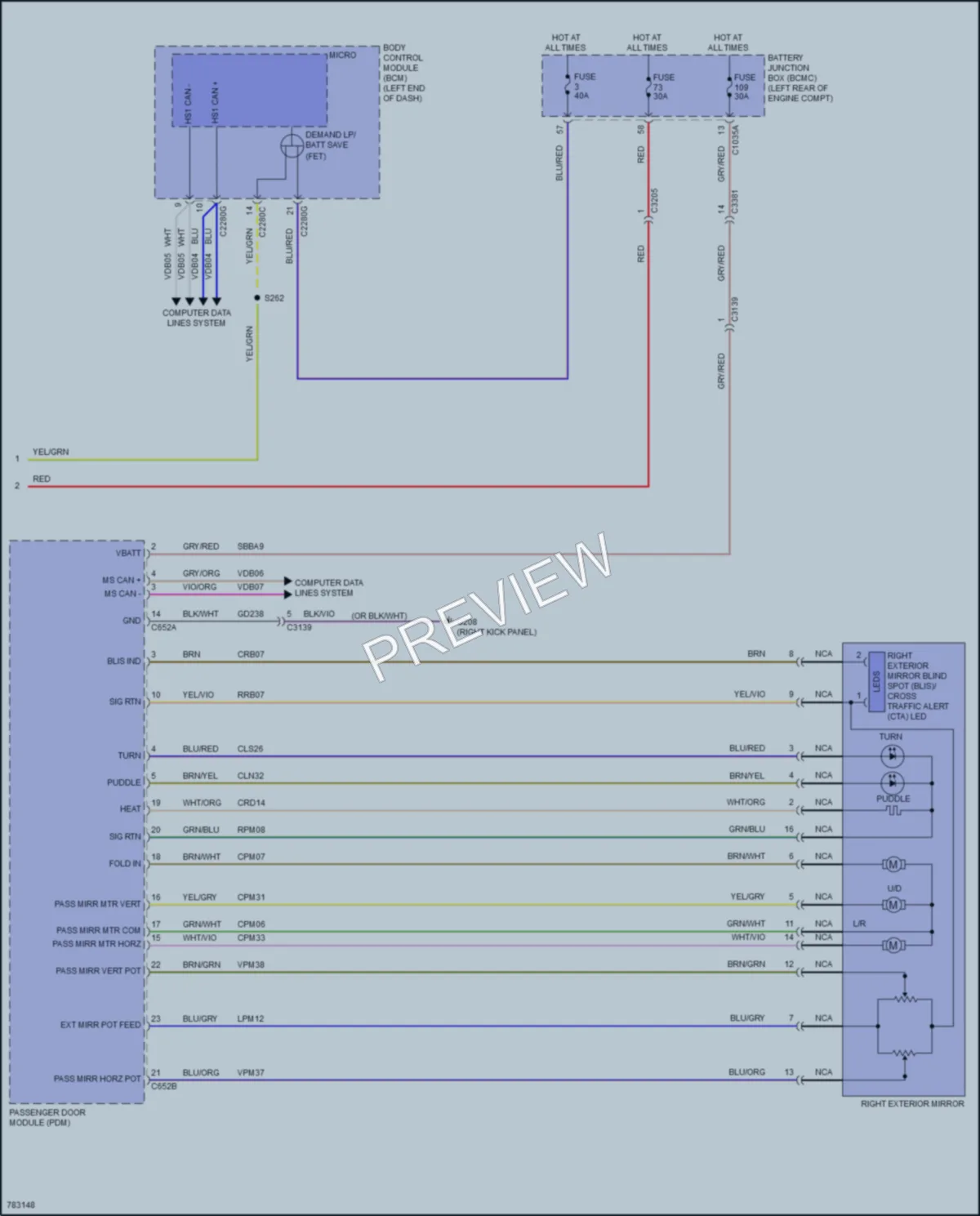 2022 Lincoln Aviator Memory Systems wiring diagram preview