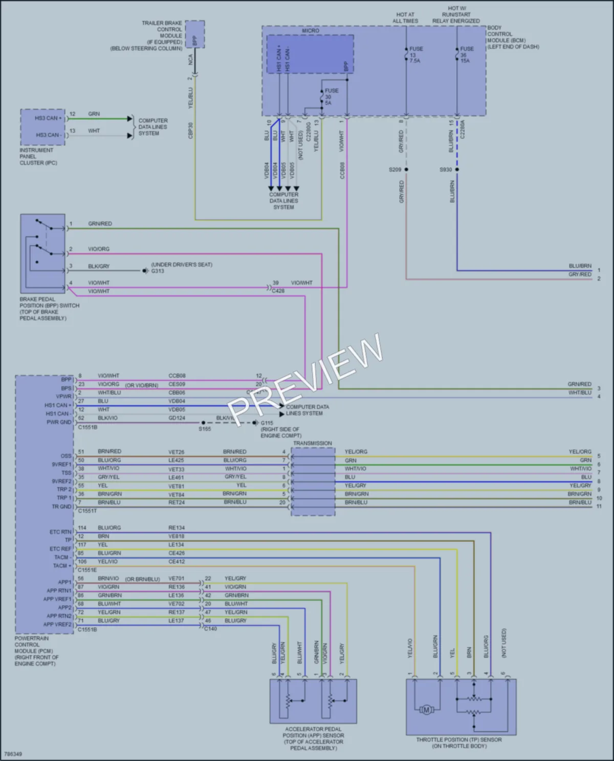 2022 Lincoln AviatorPlugIn Cruise Control wiring diagram preview
