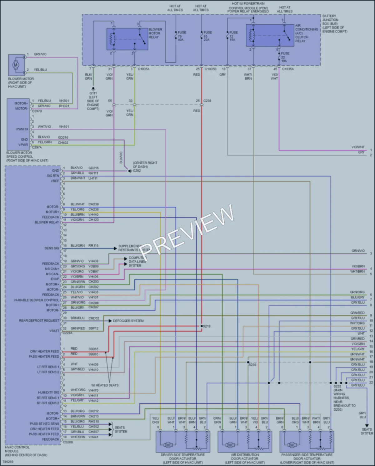 2022 Lincoln Nautilus Air Conditioning wiring diagram preview