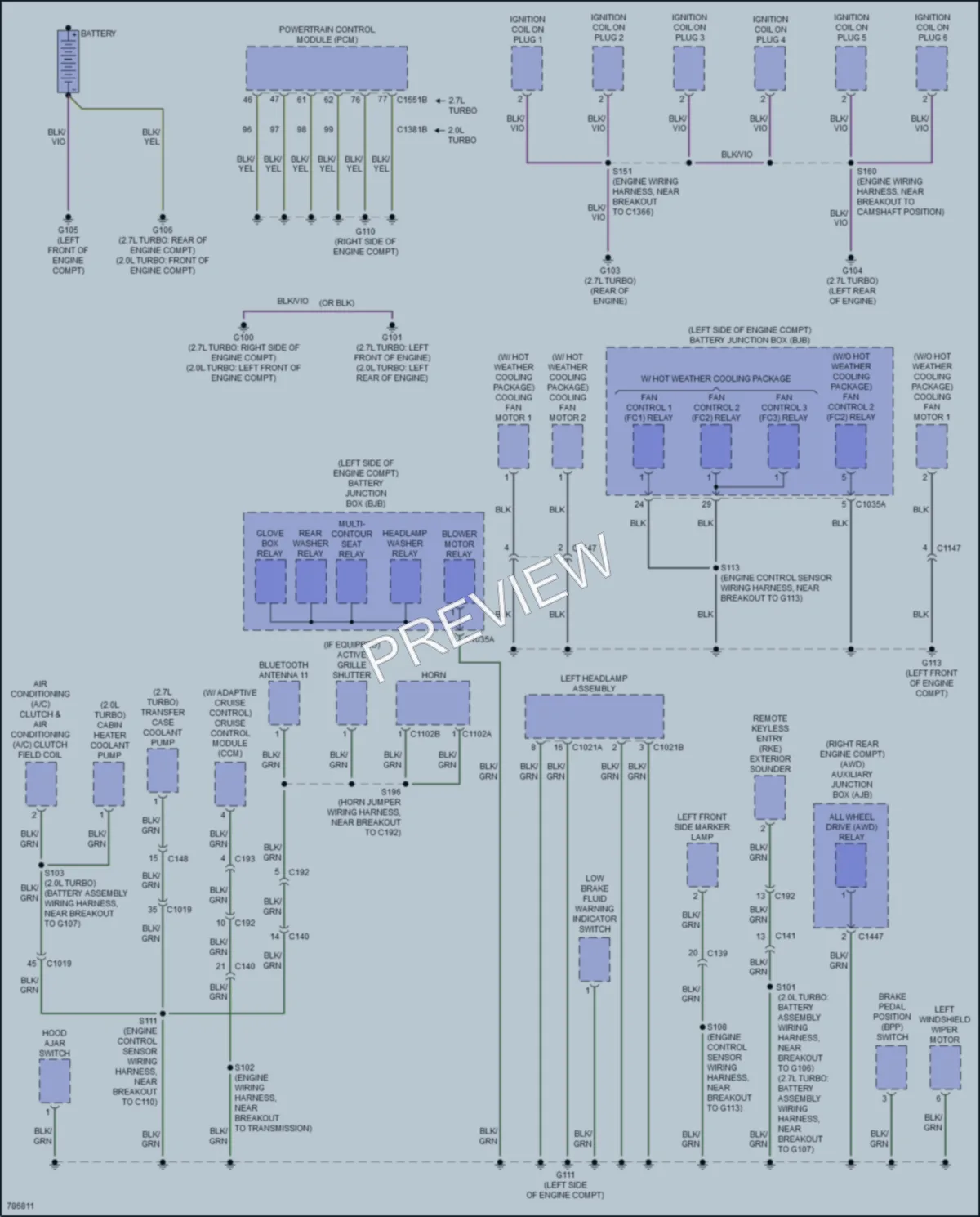 2022 Lincoln Nautilus Ground Distribution wiring diagram preview
