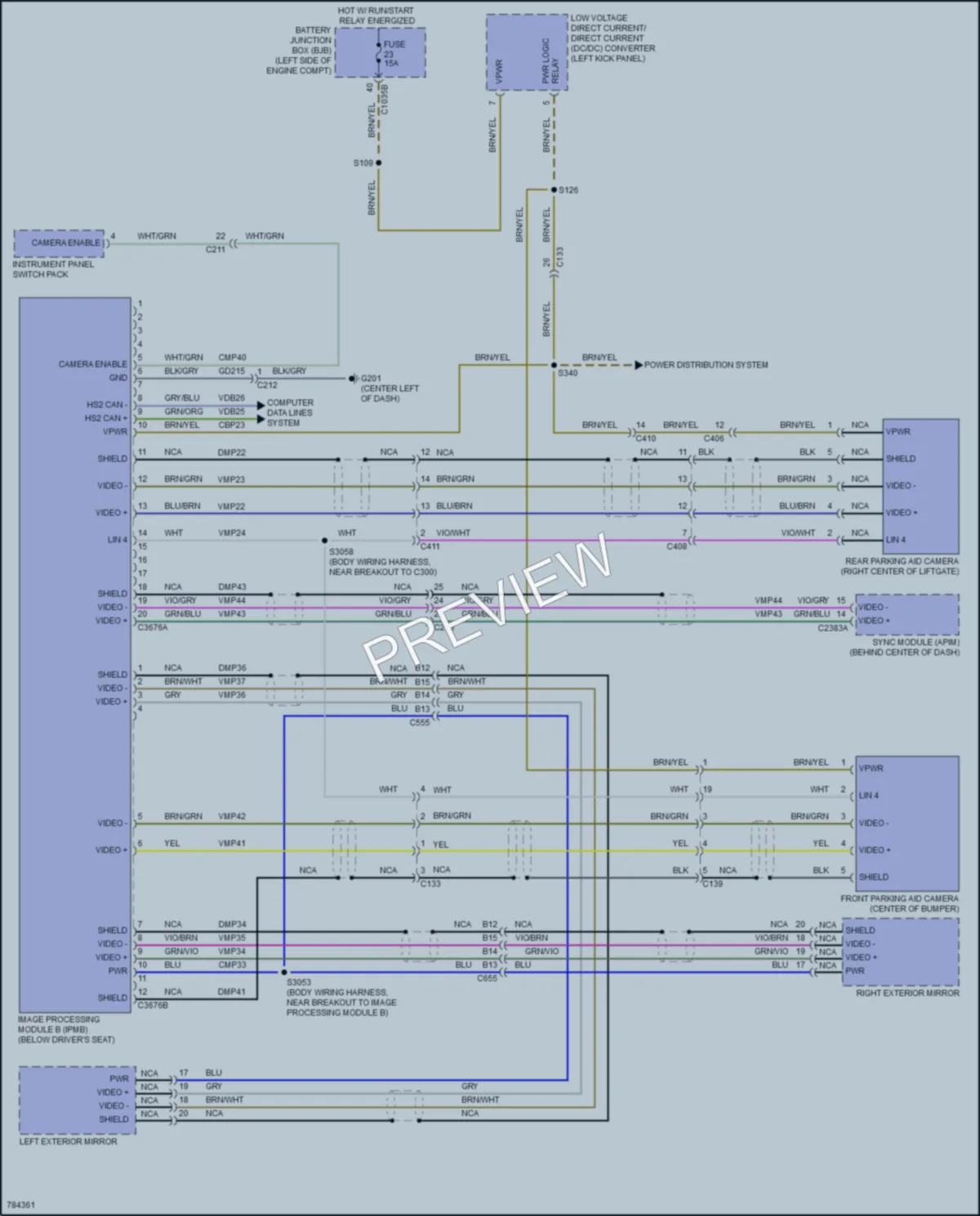 2022 Lincoln Nautilus Navigation wiring diagram preview