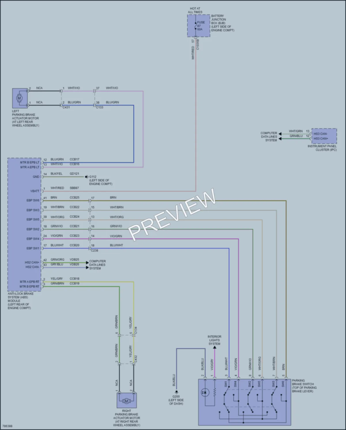 2022 Lincoln Nautilus Shift Interlock wiring diagram preview