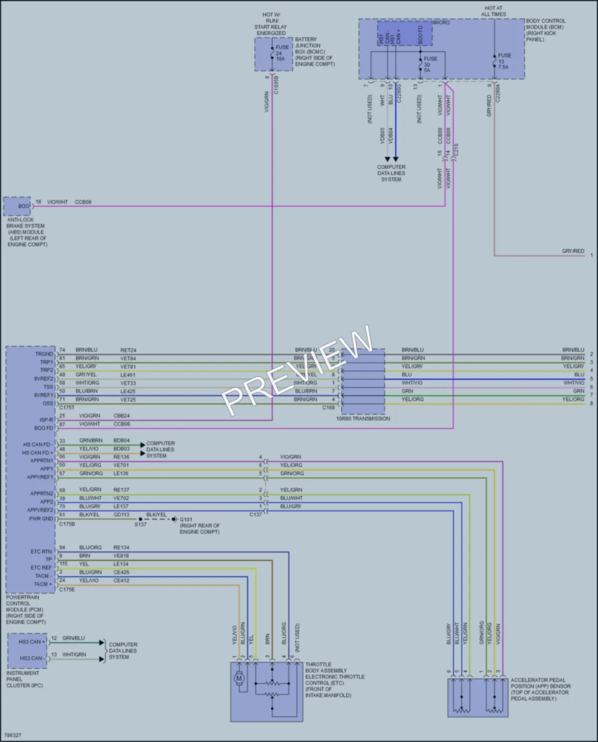 2022 Lincoln NavigatorL Cruise Control wiring diagram preview