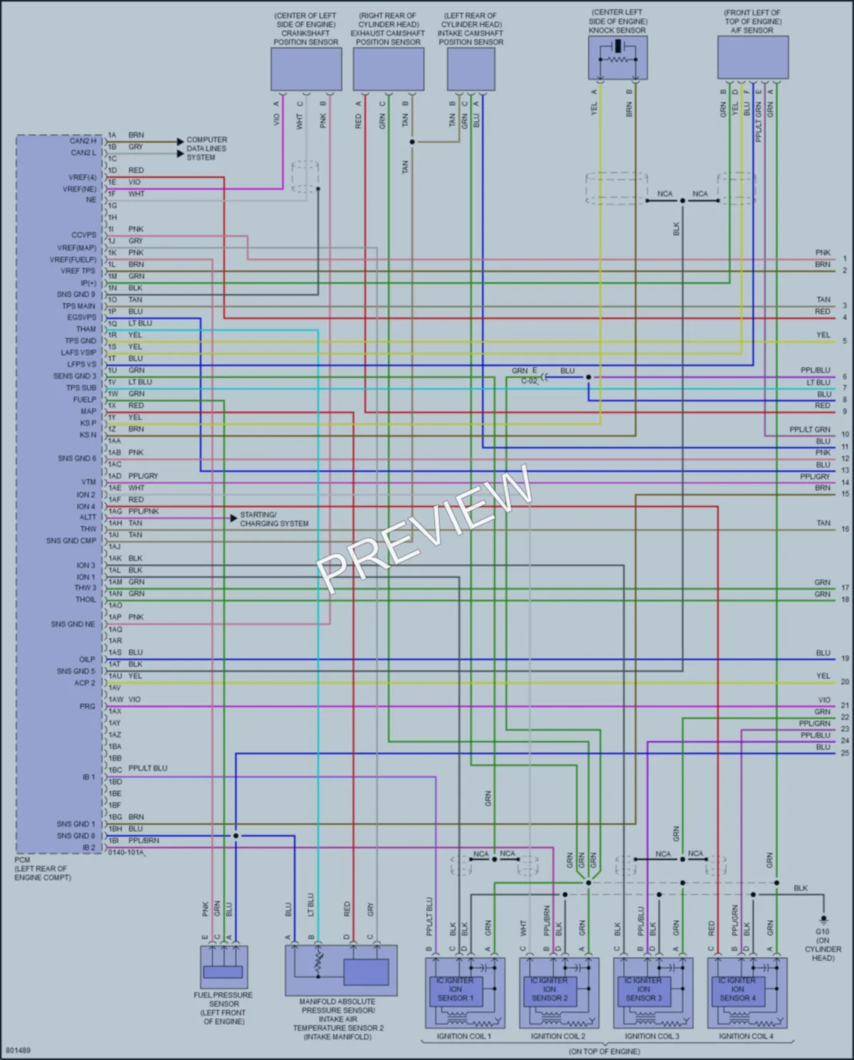 2022 Mazda CX30 Engine Performance wiring diagram preview