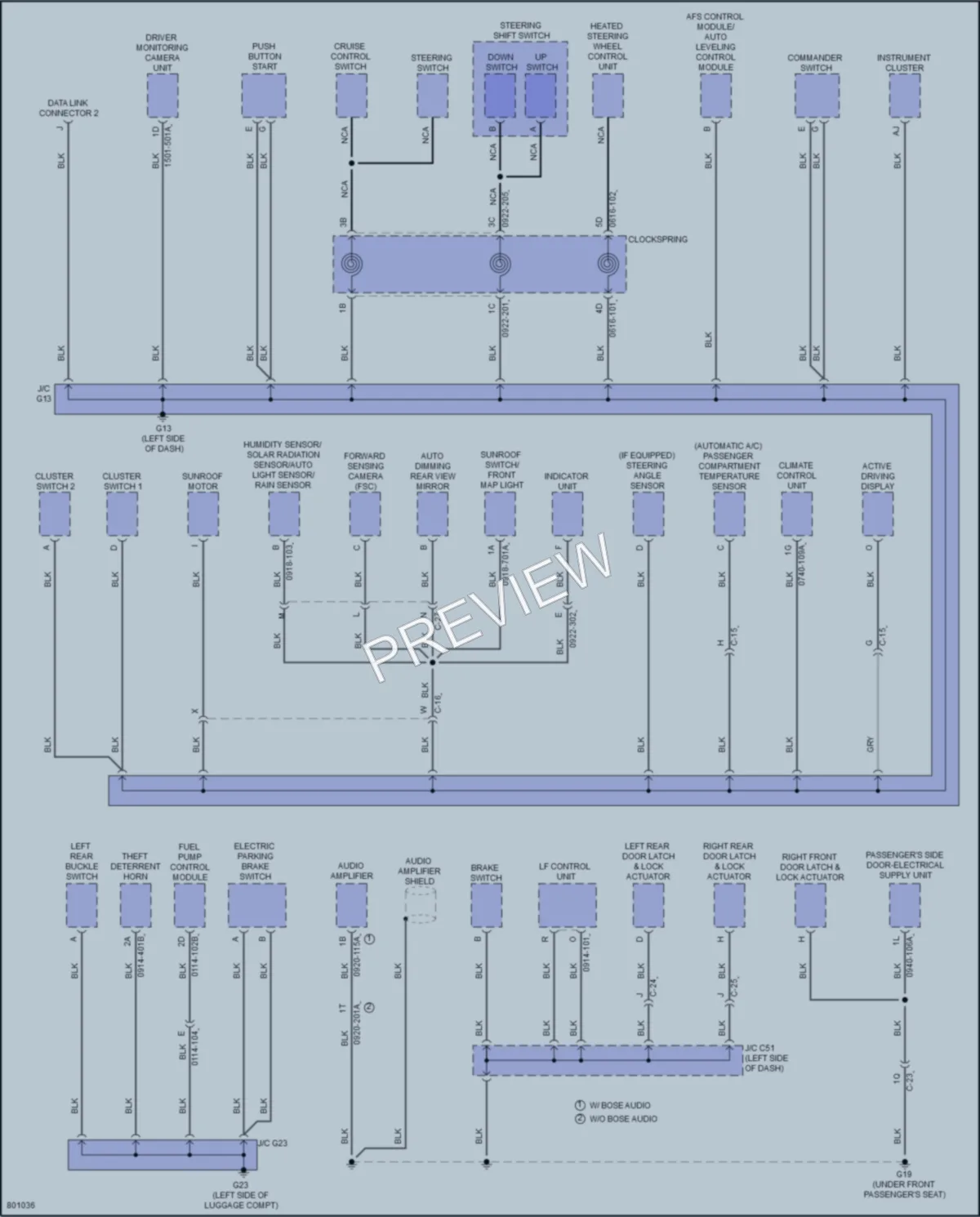 2022 Mazda CX30 Ground Distribution wiring diagram preview