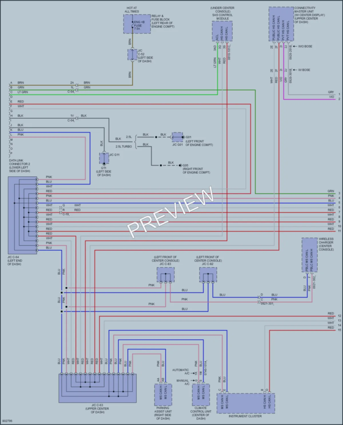 2022 Mazda CX5 Computer Data Lines wiring diagram preview