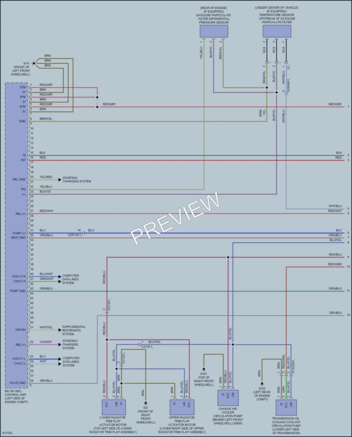 2022 MercedesBenz A220 Engine Performance wiring diagram preview