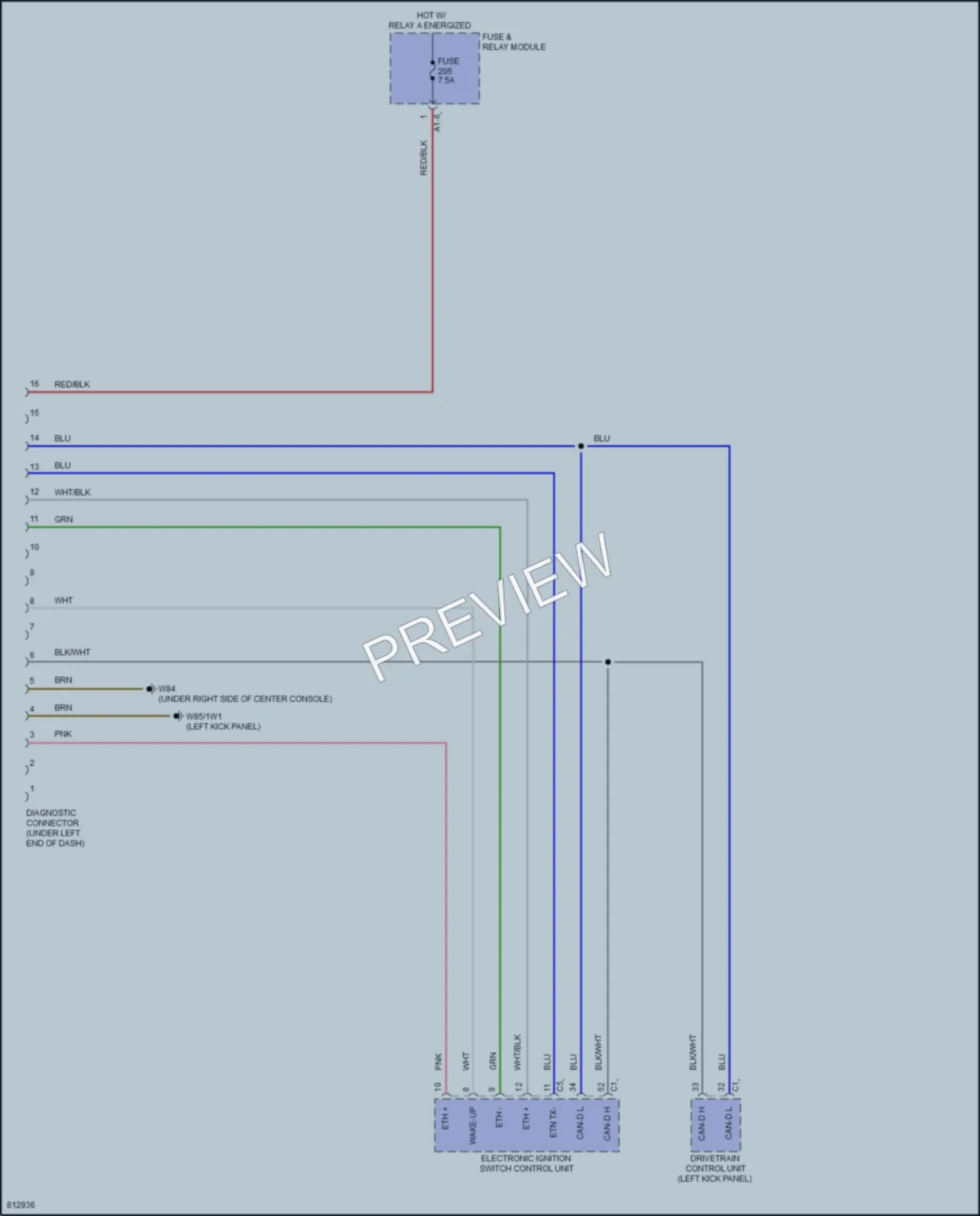 2022 MercedesBenz C300 Computer Data Lines wiring diagram preview