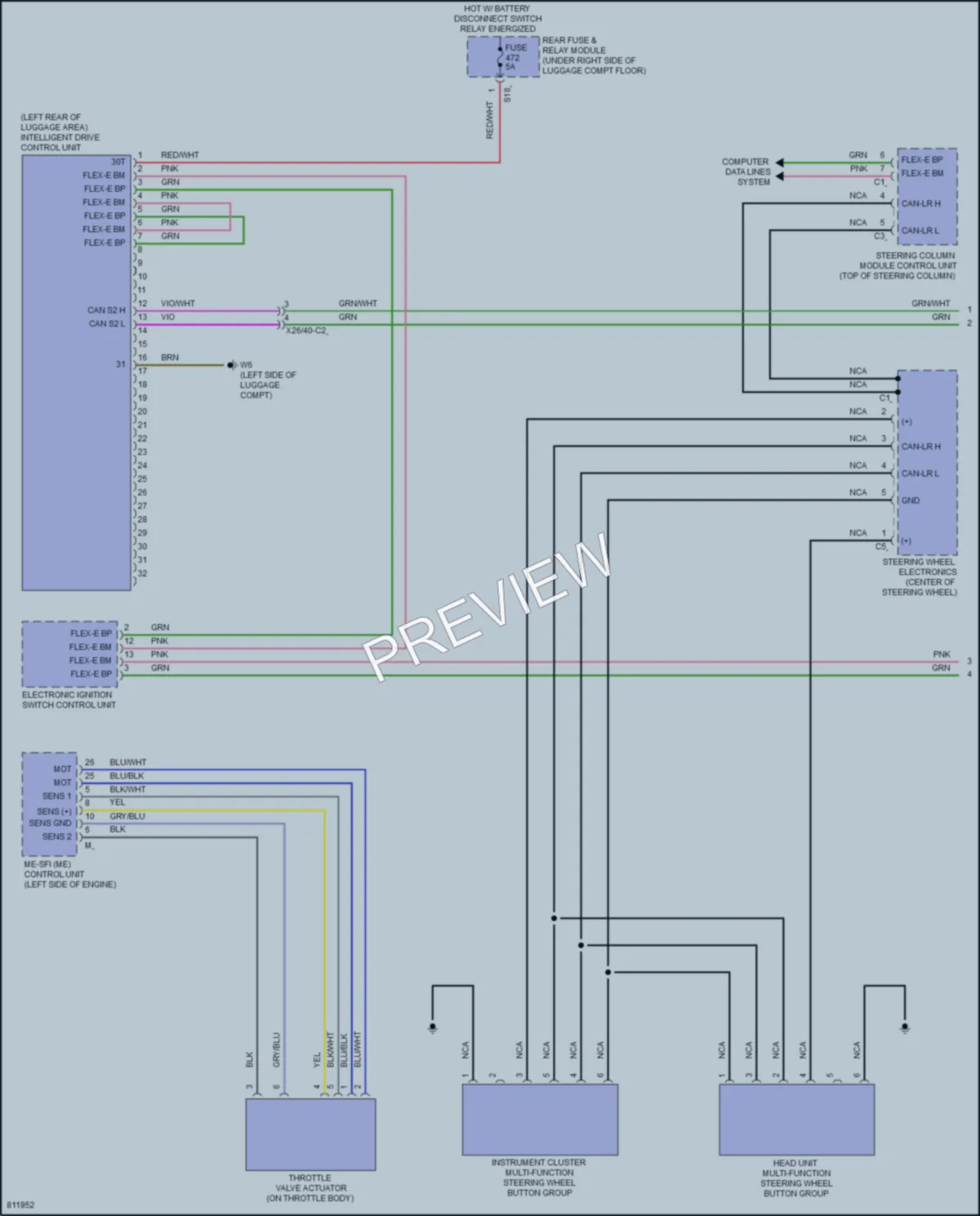 2022 MercedesBenz GLC300 Cruise Control wiring diagram preview