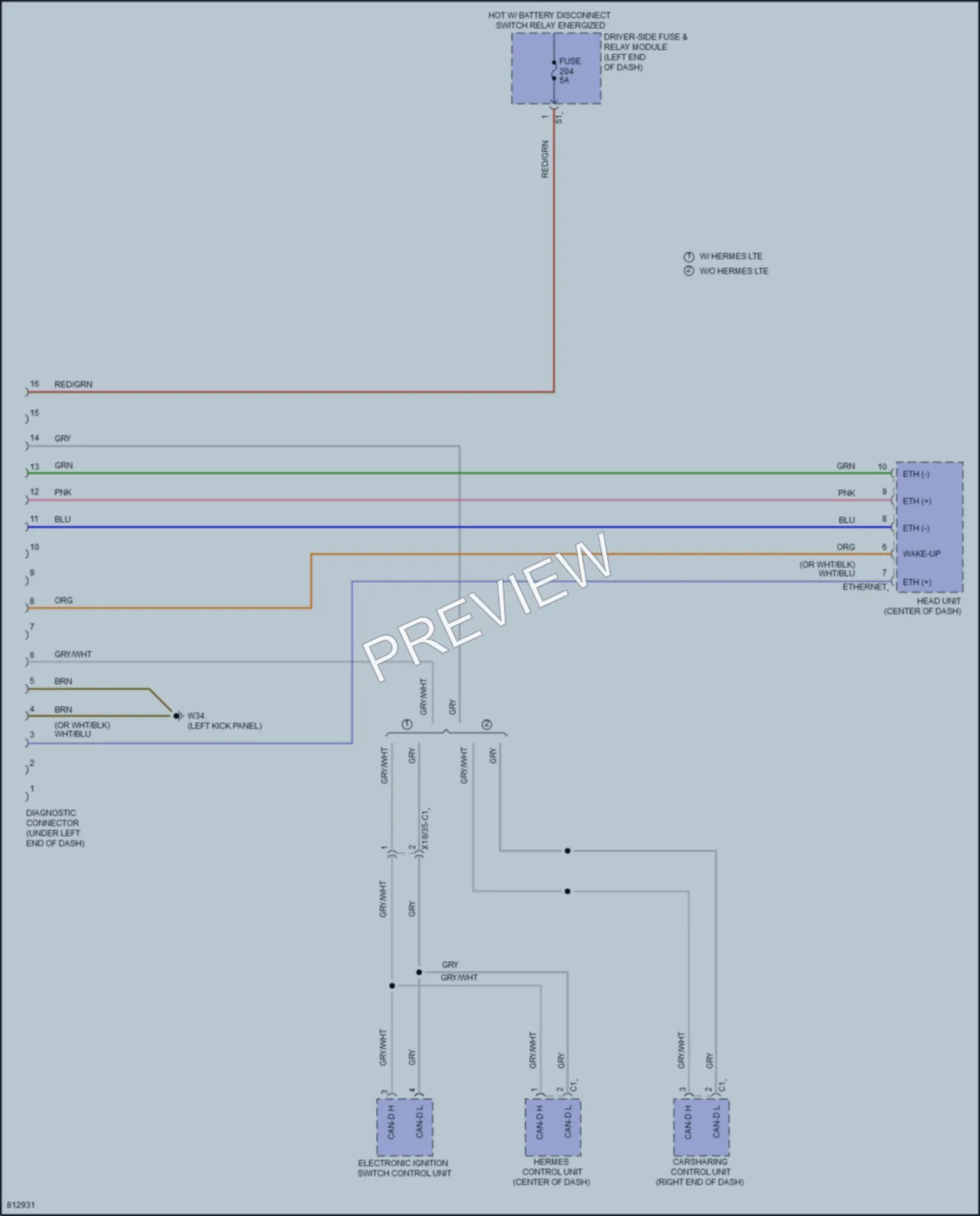 2022 MercedesBenz GLC300Coupe Computer Data Lines wiring diagram preview