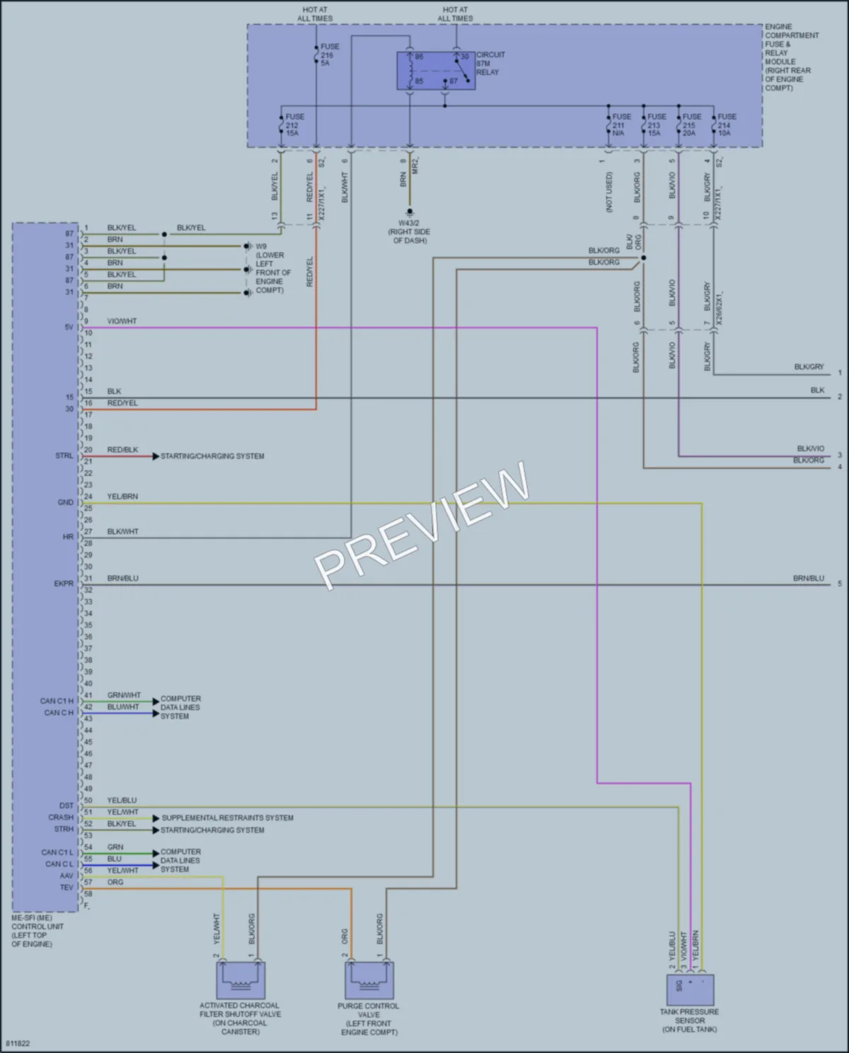 2022 MercedesBenz Metris Engine Performance wiring diagram preview