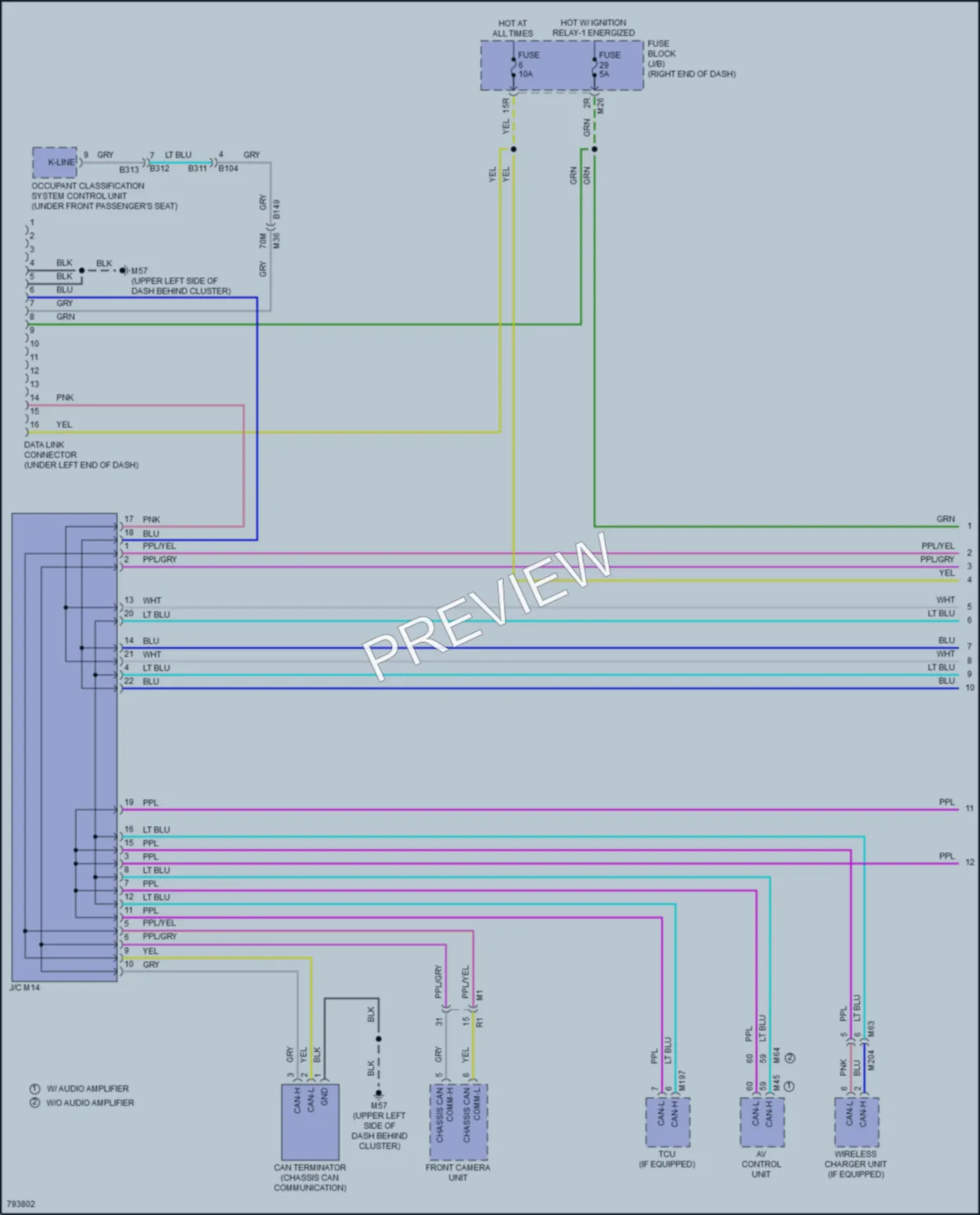 2022 Nissan Frontier Computer Data Lines wiring diagram preview