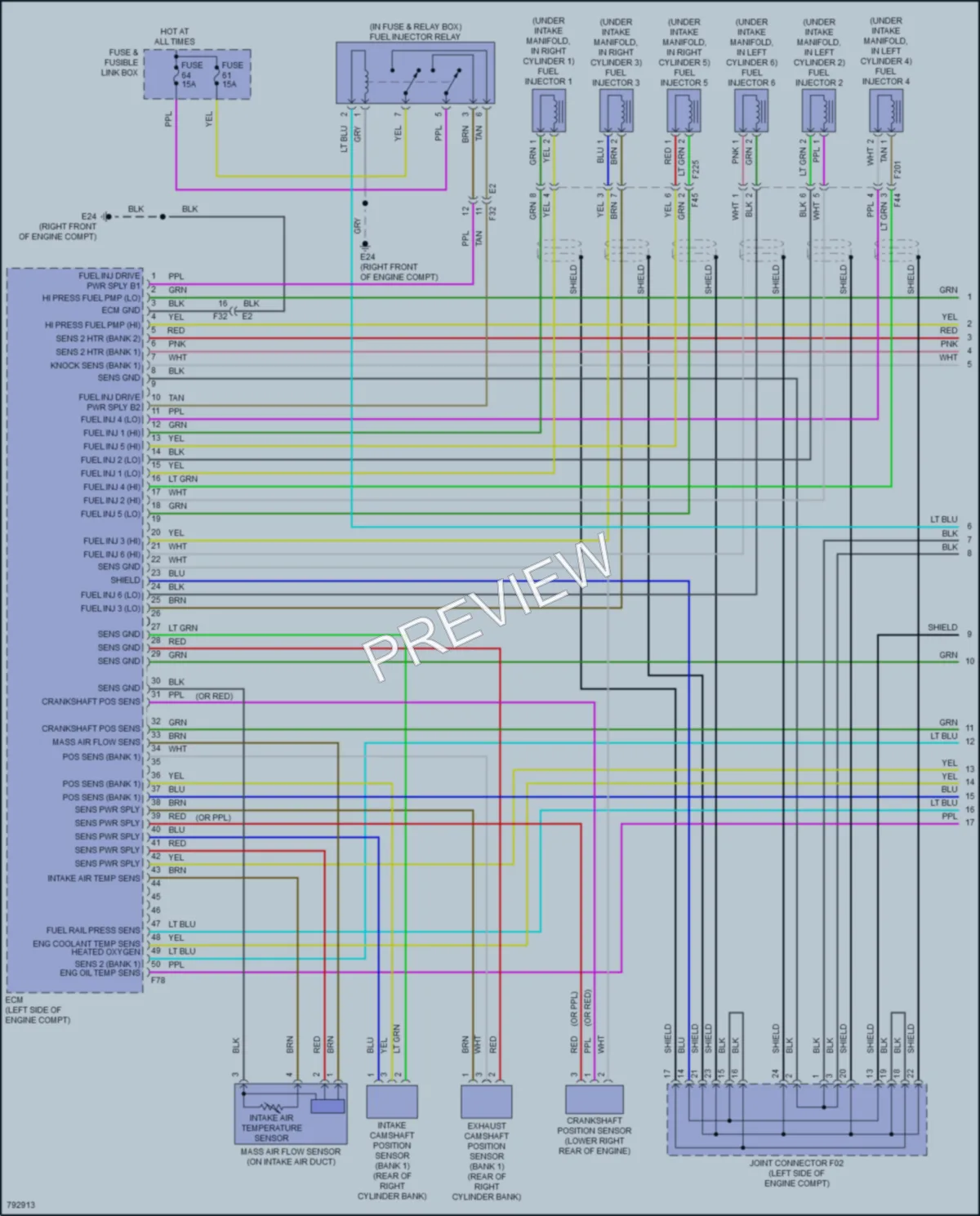 2022 Nissan Frontier Engine Performance wiring diagram preview