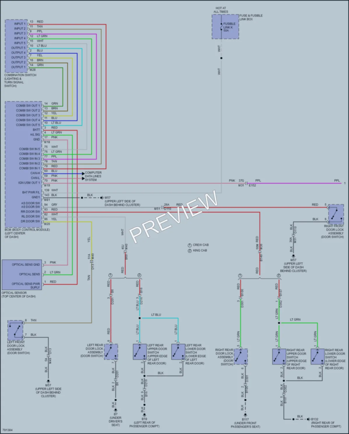 2022 Nissan Frontier Headlights wiring diagram preview