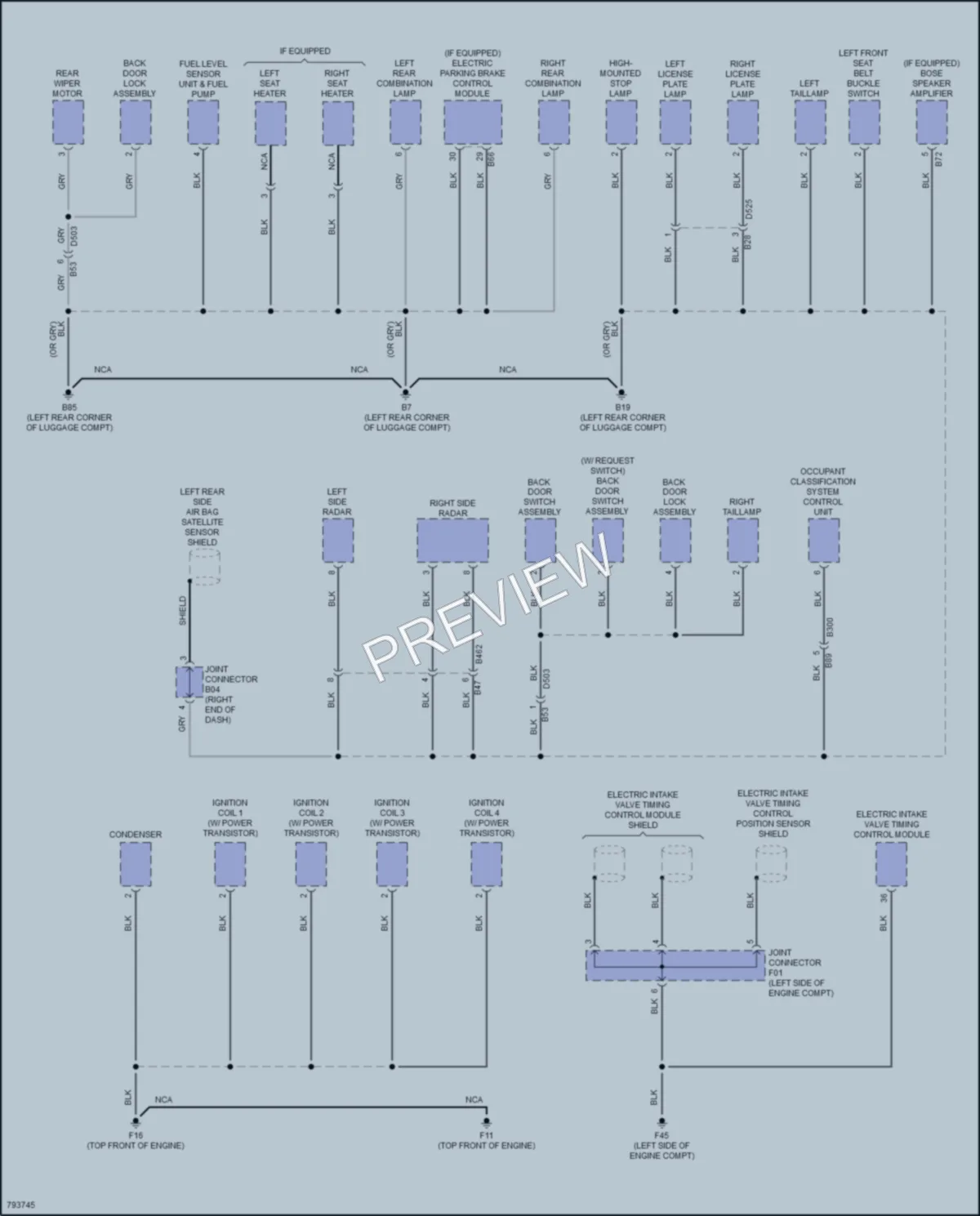 2022 Nissan Kicks Ground Distribution wiring diagram preview