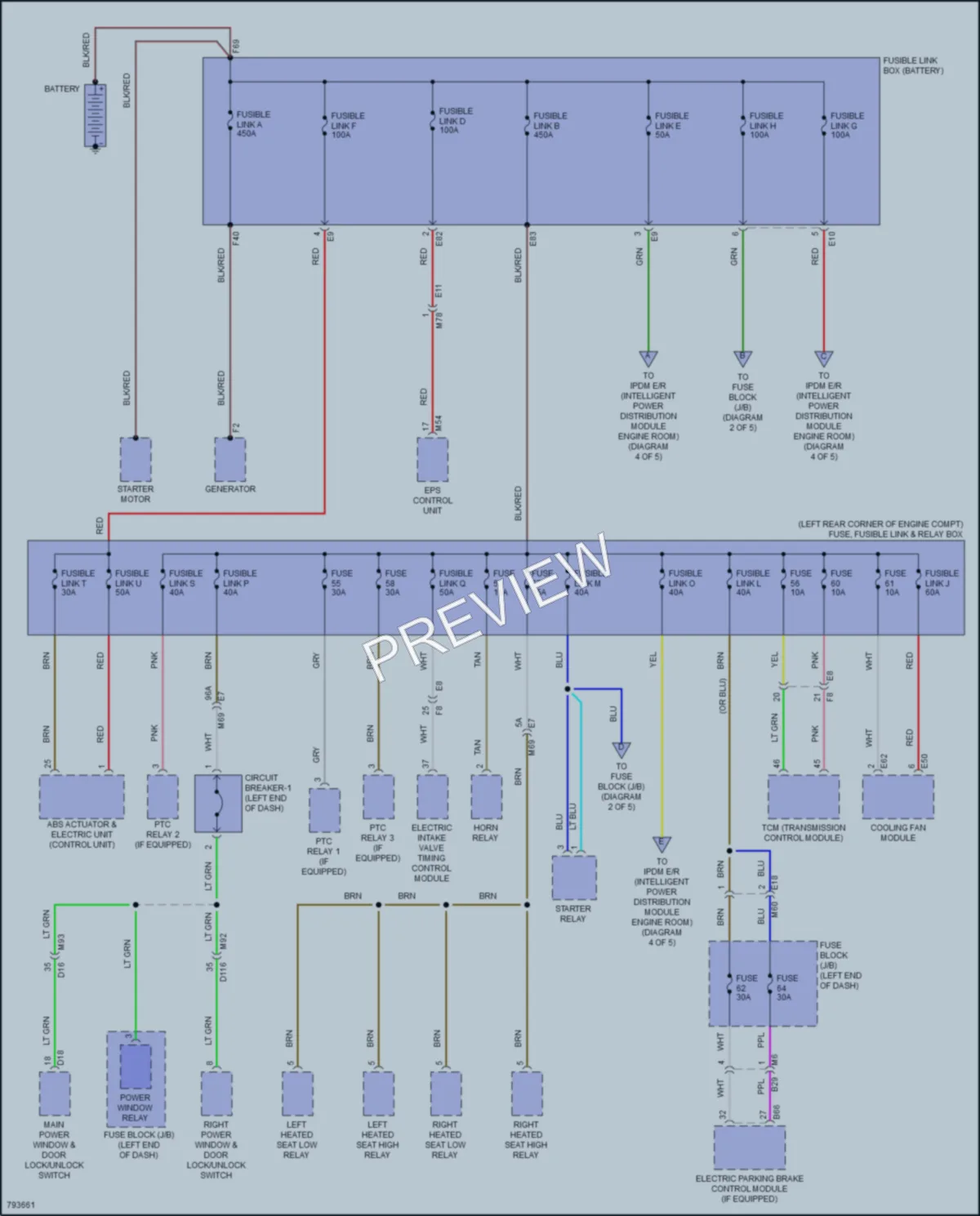 2022 Nissan Kicks Power Distribution wiring diagram preview