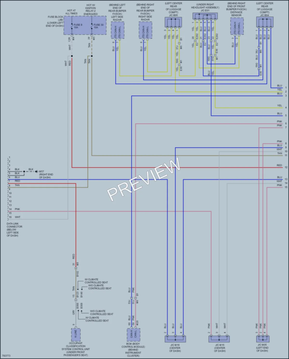 2022 Nissan Maxima Computer Data Lines wiring diagram preview