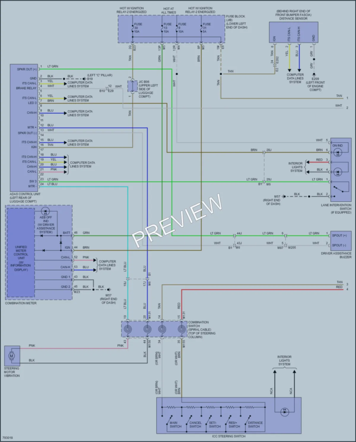 2022 Nissan Maxima Cruise Control wiring diagram preview