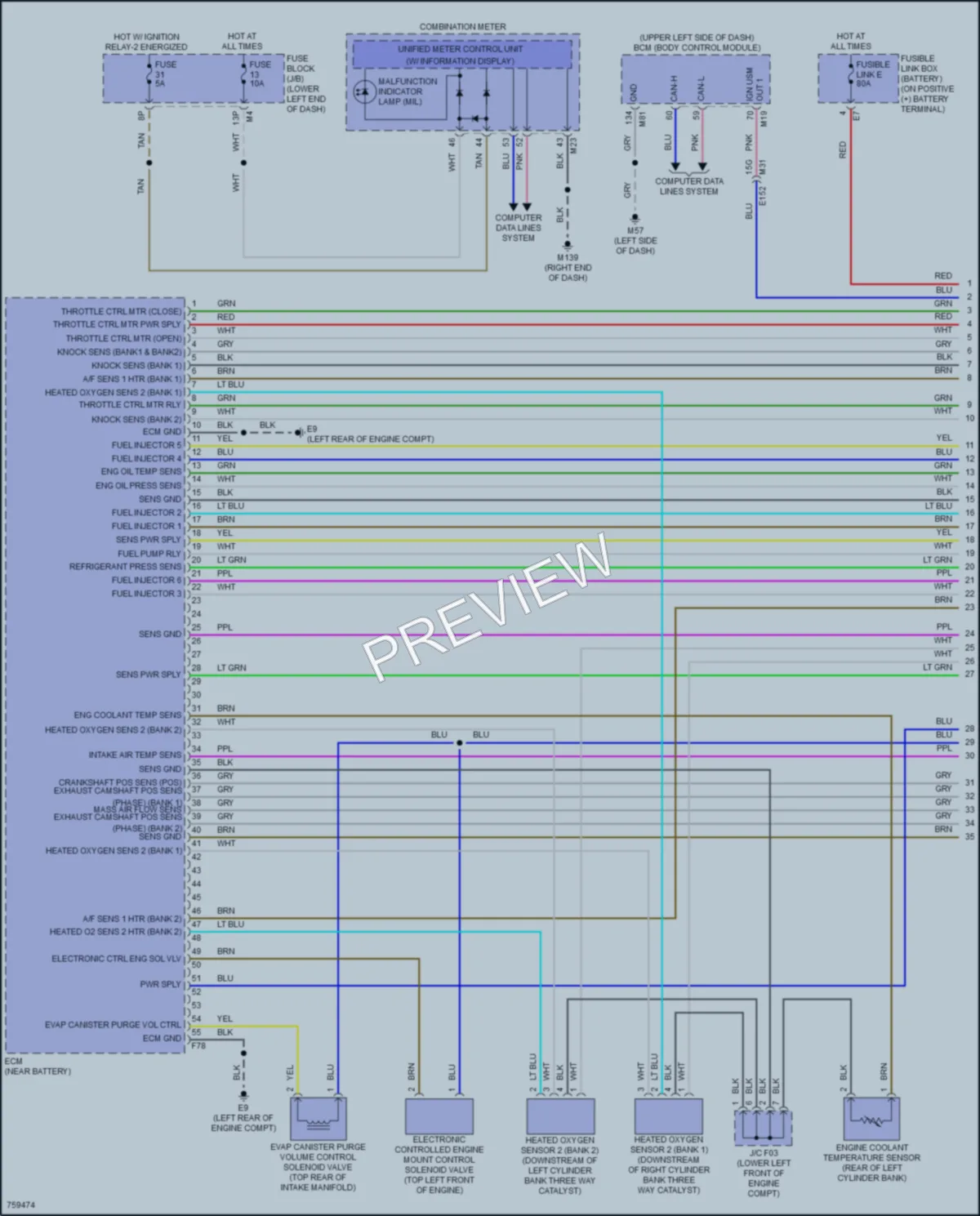 2022 Nissan Murano Engine Performance wiring diagram preview
