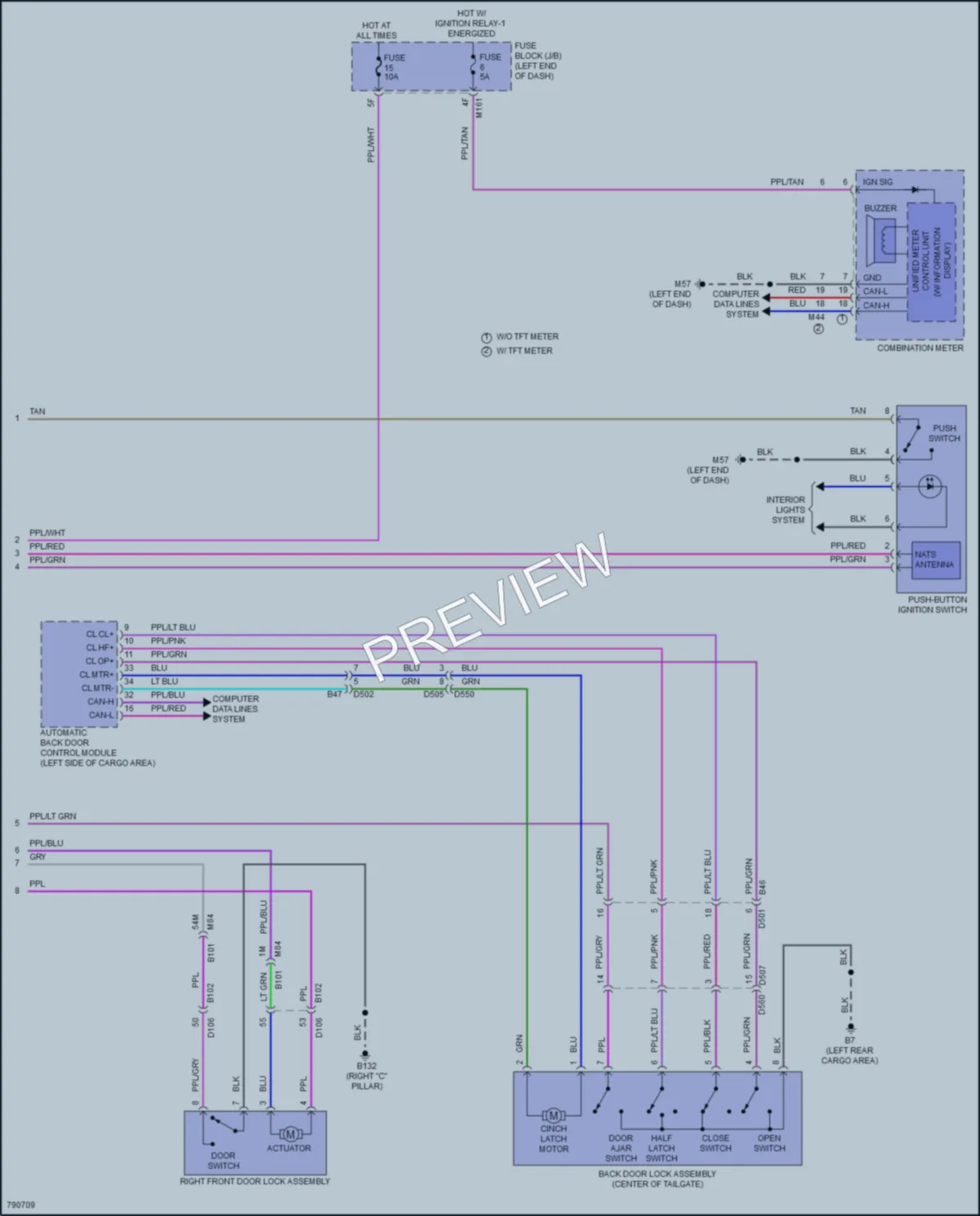 2022 Nissan Pathfinder Anti Theft wiring diagram preview