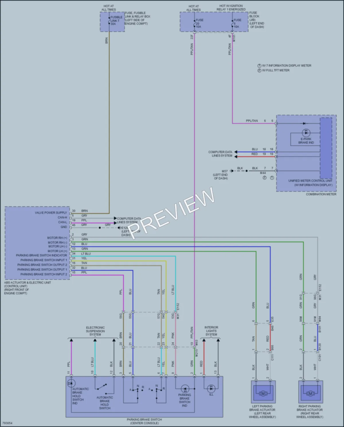 2022 Nissan Pathfinder Shift Interlock wiring diagram preview