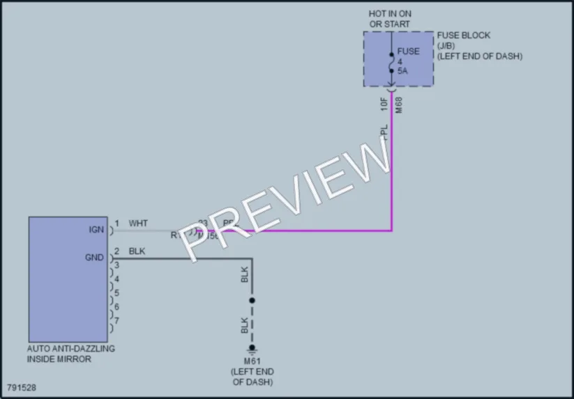 2022 Nissan Rogue Power Mirrors wiring diagram preview