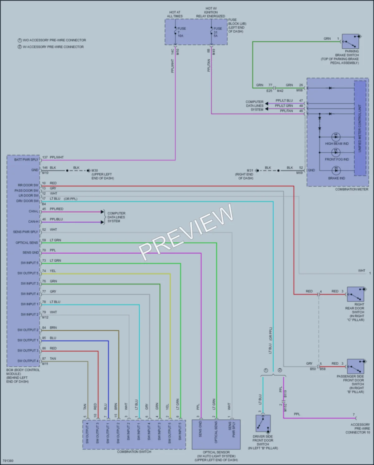 2022 Nissan RogueSport Headlights wiring diagram preview