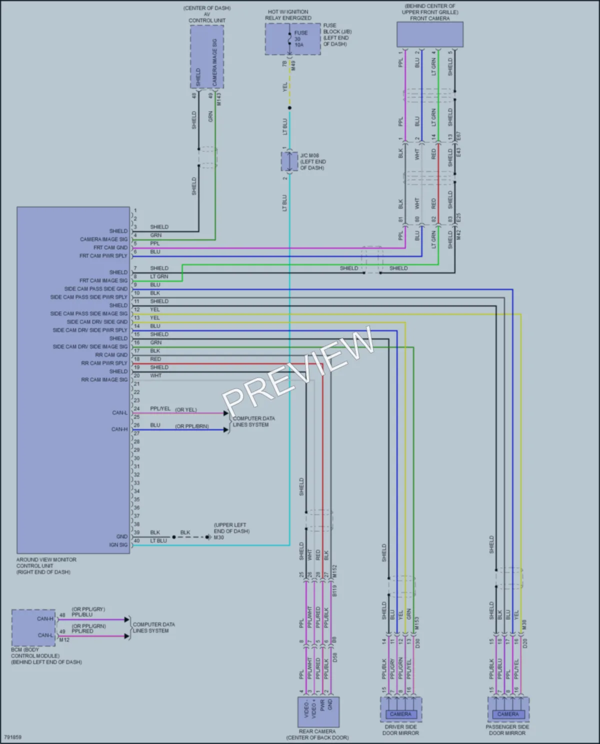 2022 Nissan RogueSport Navigation wiring diagram preview