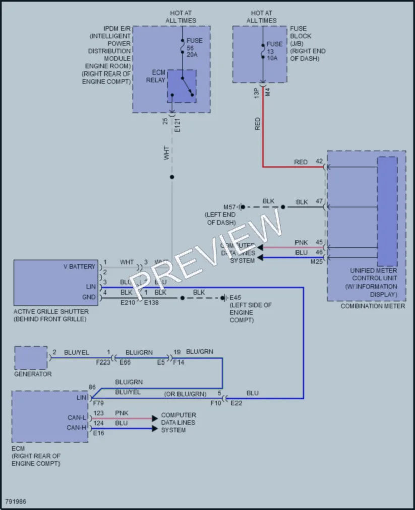 2022 Nissan Titan Active Bodyworks wiring diagram preview