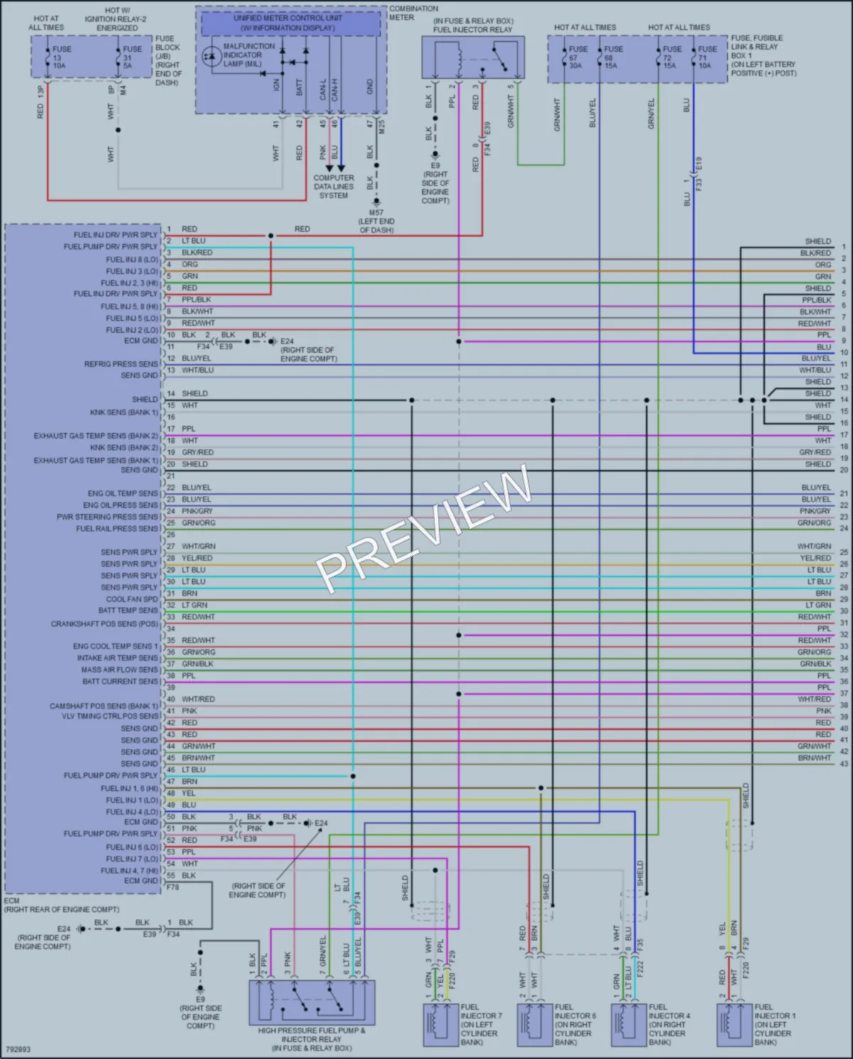 2022 Nissan Titan Engine Performance wiring diagram preview