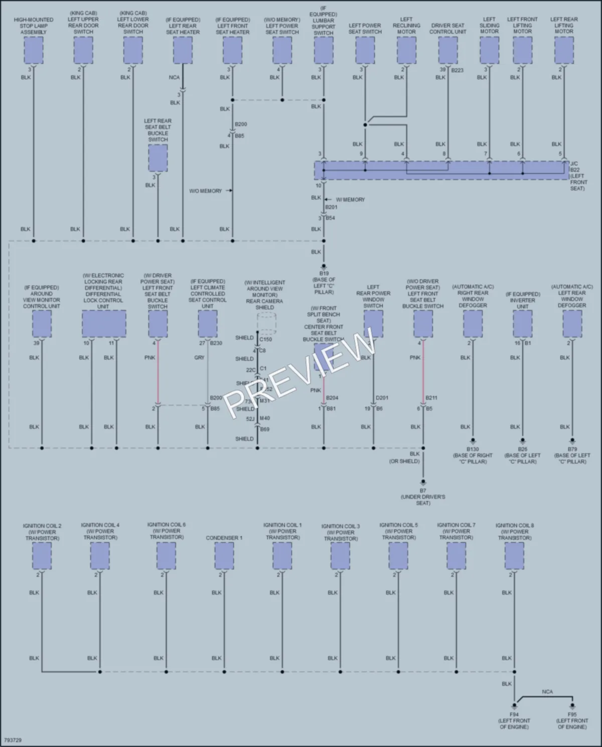 2022 Nissan Titan Ground Distribution wiring diagram preview