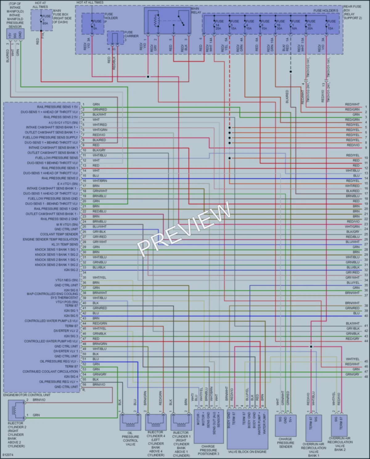 2022 Porsche 911 Engine Performance wiring diagram preview