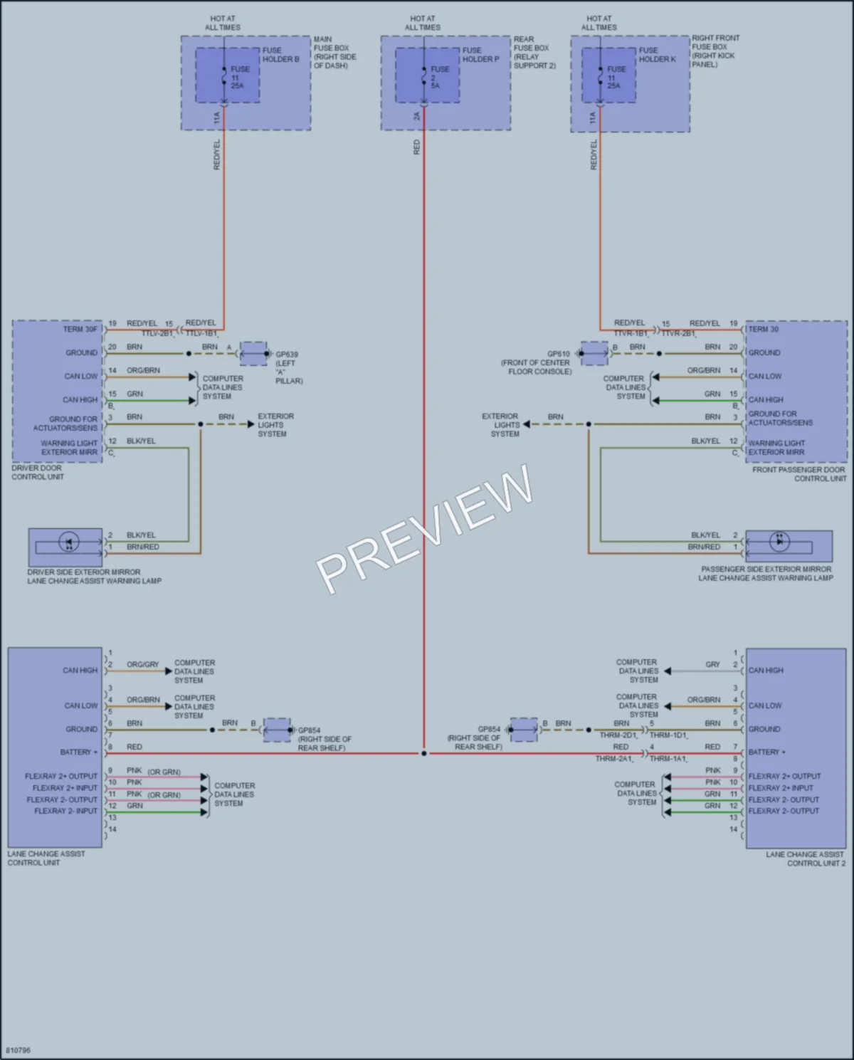 2022 Porsche 911 Navigation wiring diagram preview