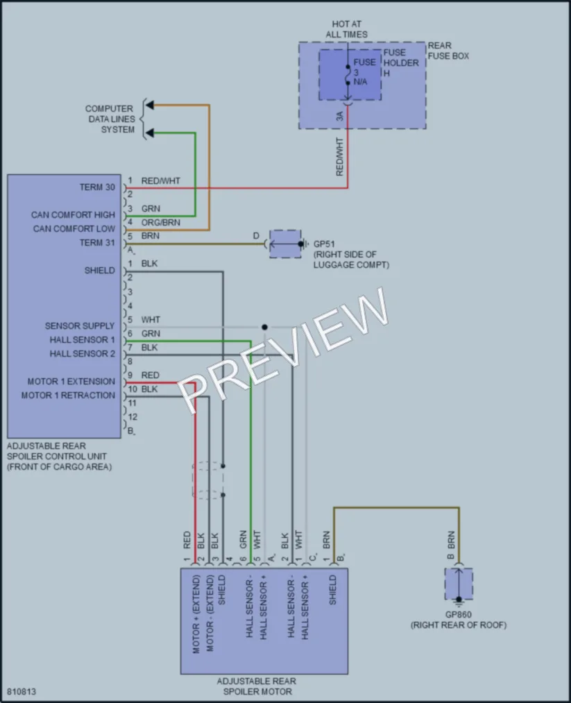 2022 Porsche Cayenne Active Bodyworks wiring diagram preview