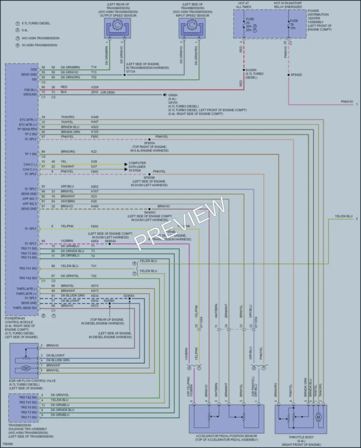 2022 Ram 2500 Cruise Control wiring diagram preview