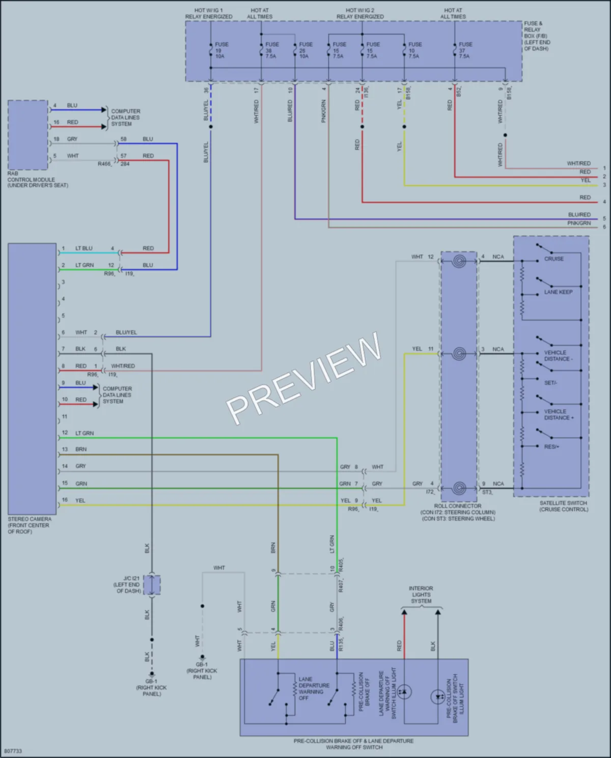 2022 Subaru Ascent Navigation wiring diagram preview