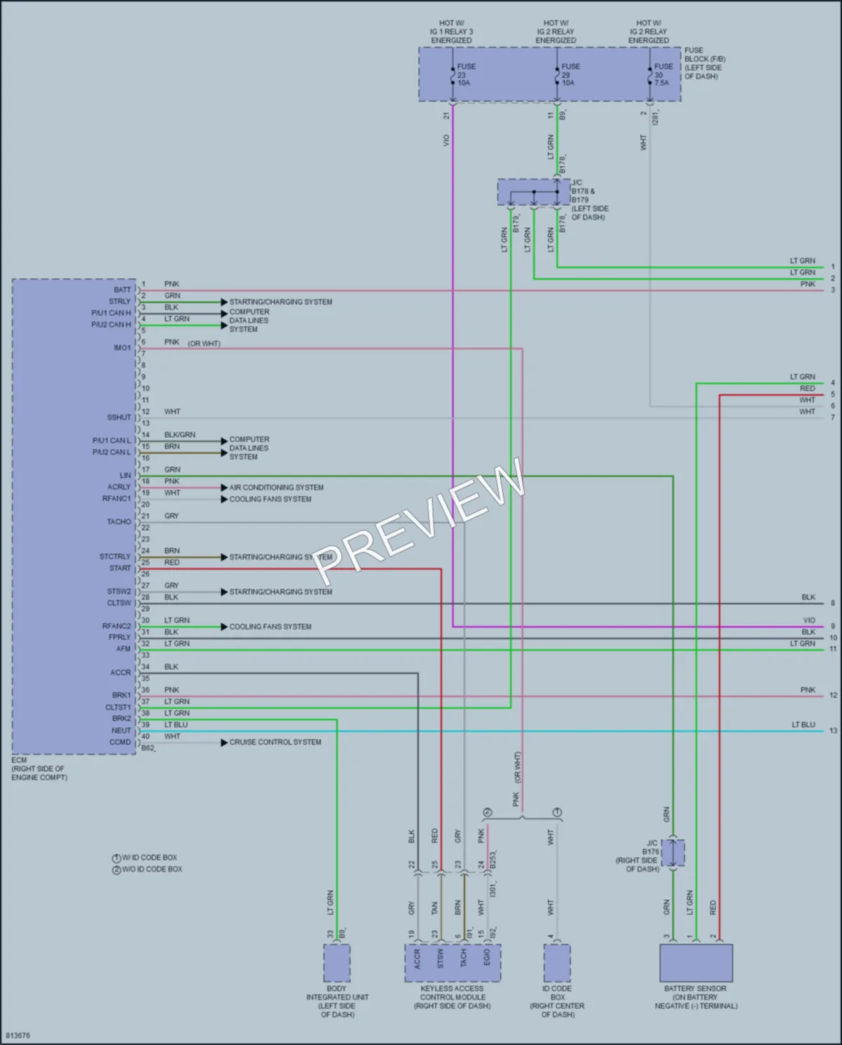 2022 Subaru BRZ Engine Performance wiring diagram preview