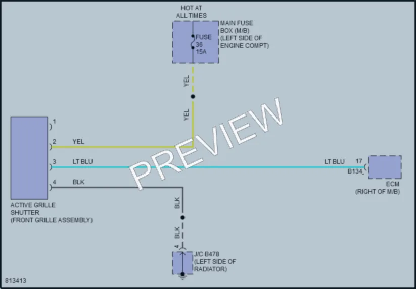 2022 Subaru CrosstrekHybrid Active Bodyworks wiring diagram preview