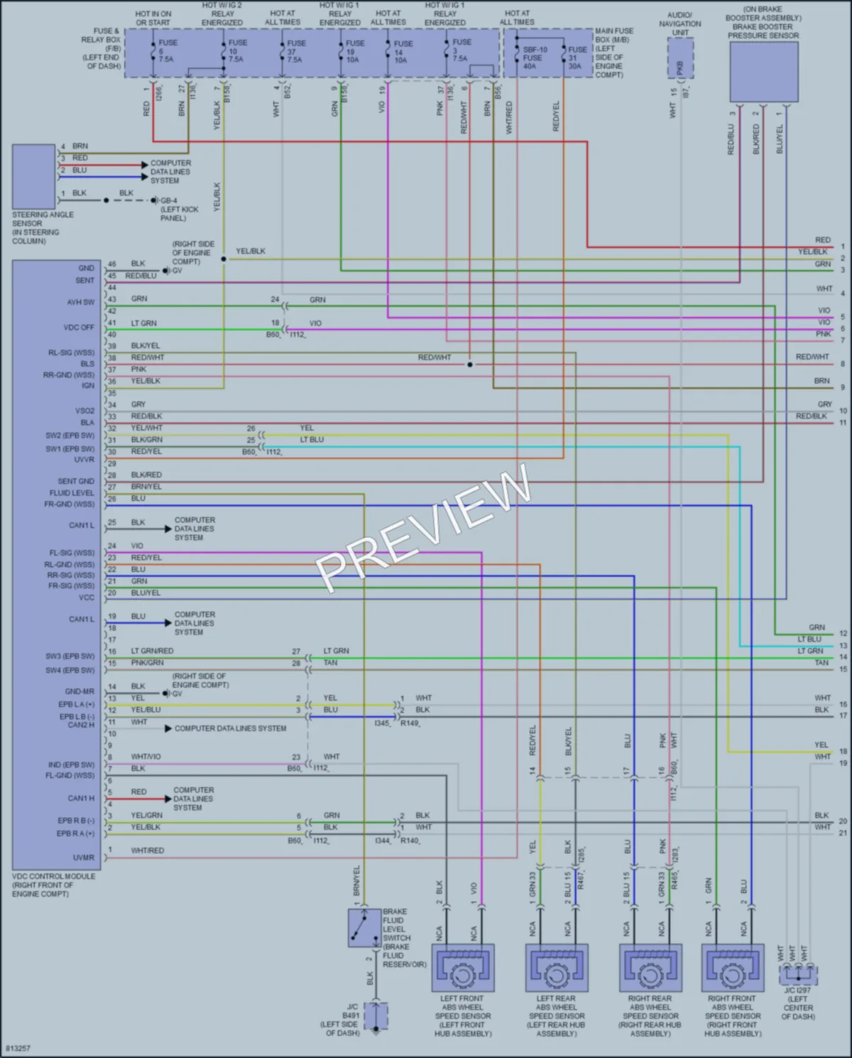 2022 Subaru Forester Anti Lock Brakes wiring diagram preview