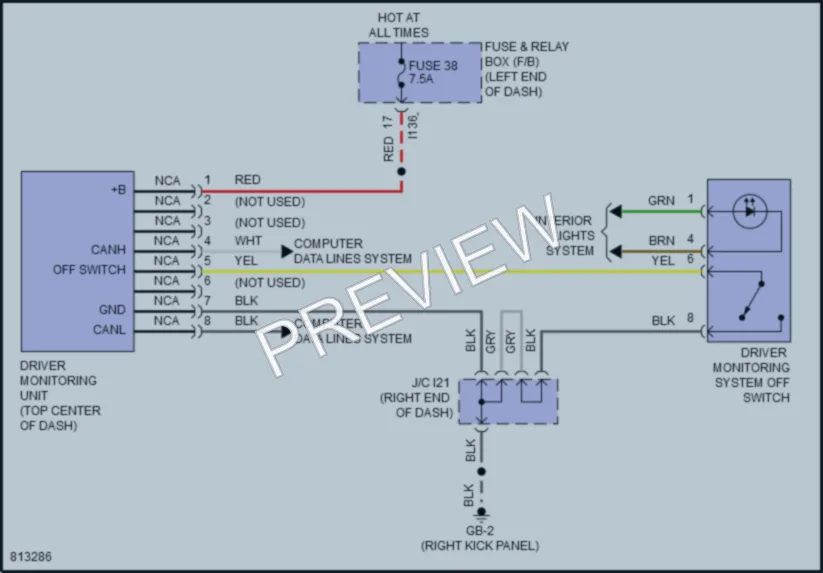 2022 Subaru Forester Navigation wiring diagram preview