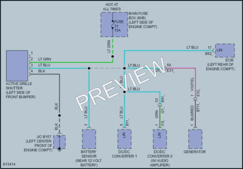 2022 Subaru Outback Active Bodyworks wiring diagram preview