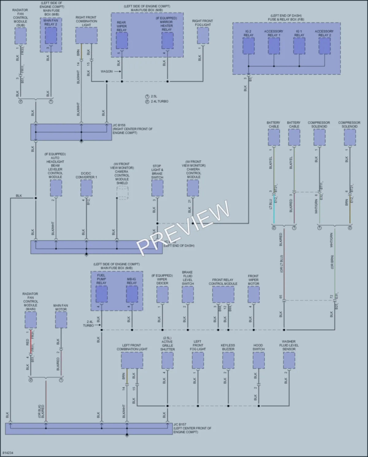 2022 Subaru Outback Ground Distribution wiring diagram preview