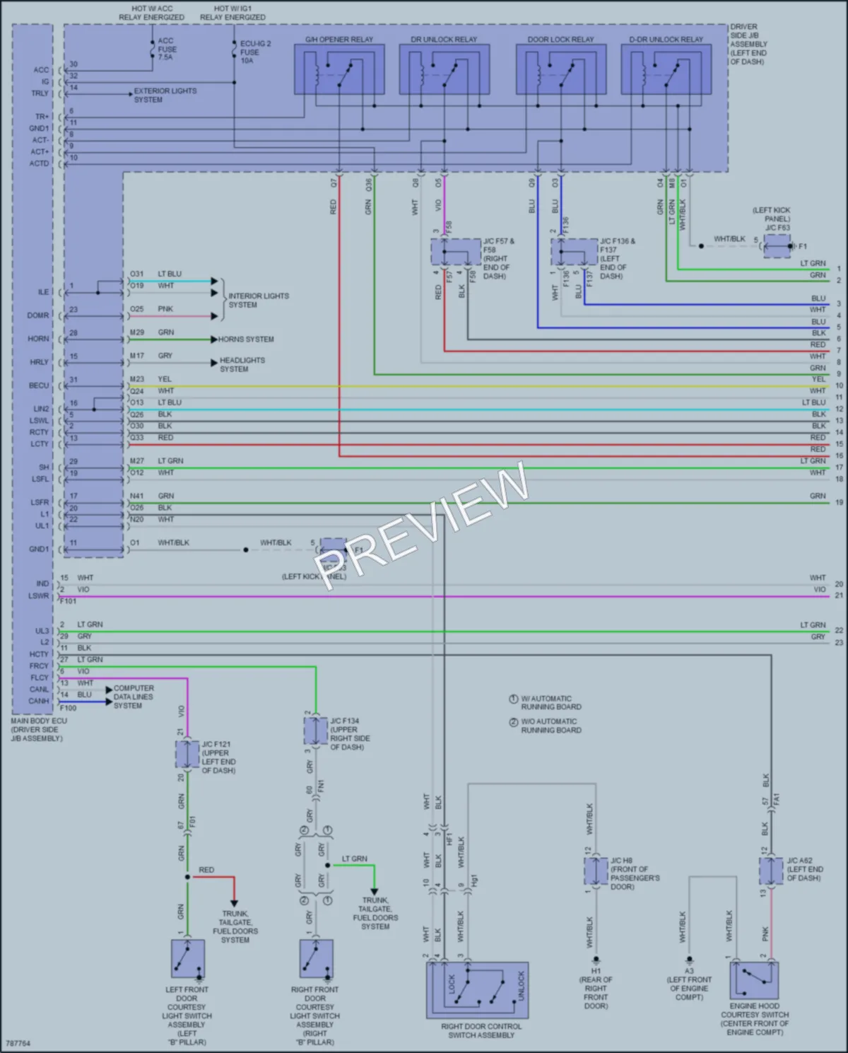 2022 Toyota 4Runner Anti Theft wiring diagram preview
