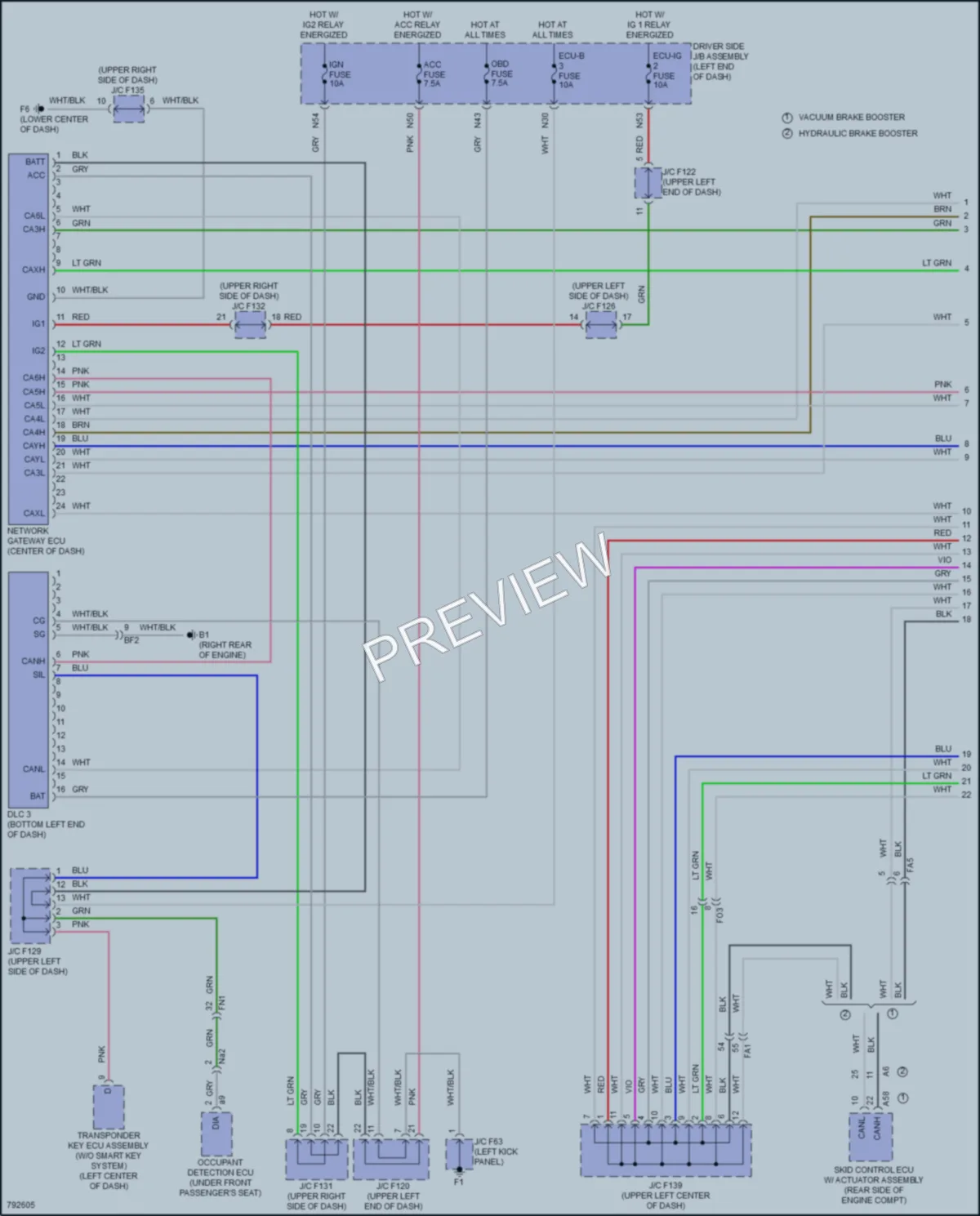 2022 Toyota 4Runner Computer Data Lines wiring diagram preview