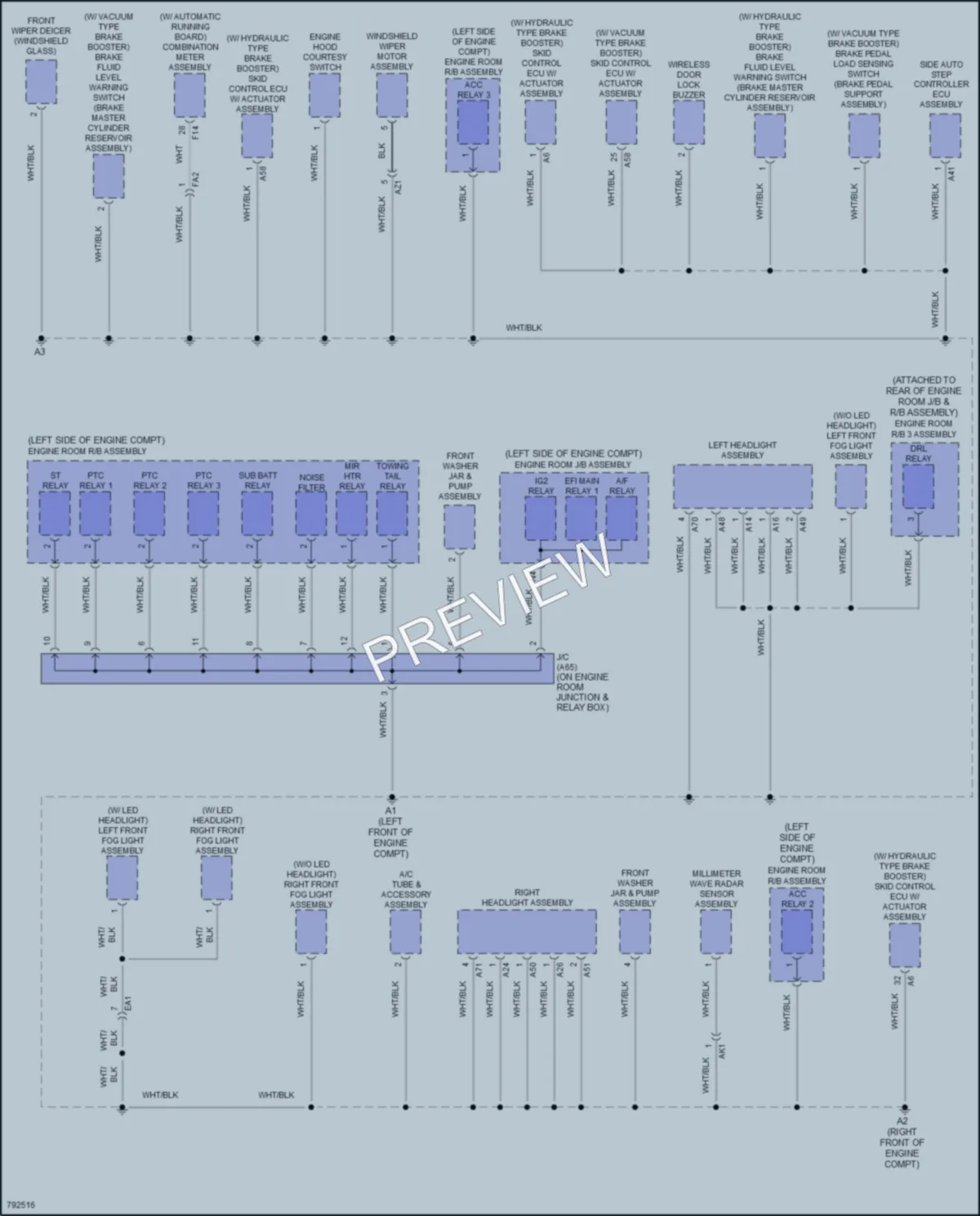2022 Toyota 4Runner Ground Distribution wiring diagram preview