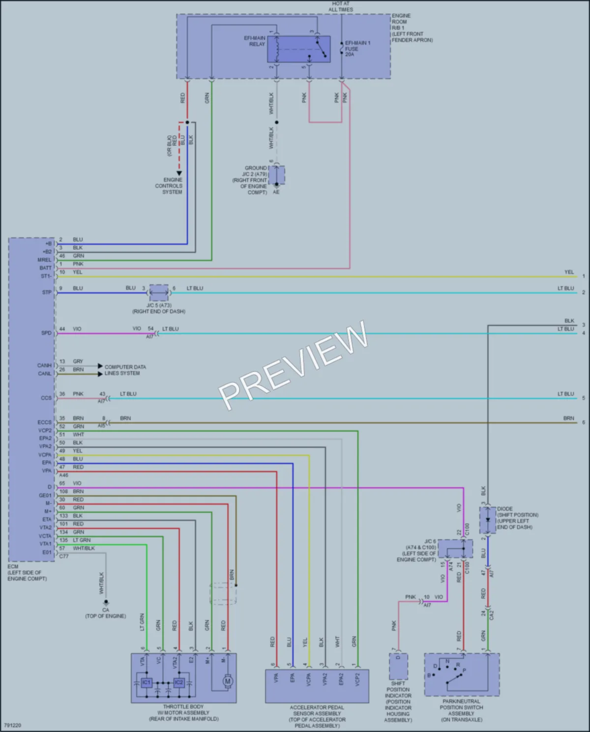 2022 Toyota CorollaHybrid Cruise Control wiring diagram preview